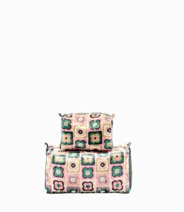 COSM VELVET CECILE Pochette en Viscose, coton pour Femme 26 x 14 x 14 cm/17 x 7 x 11 cm - 1