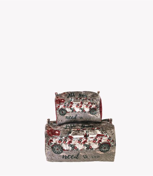 COSM VELVET MINI Pochette en Viscose, coton pour Femme 26 x 14 x 14 cm/17 x 7 x 11 cm - Essentiels d'hiver - Storiatipic