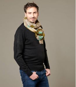 ELYOT Foulard en Laine pour Homme 80 x 200 cm - 1