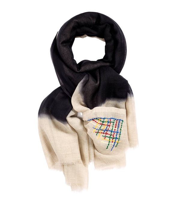 Bufanda de lana de seda FEU para mujer 140x200 cm - Winter Essentials - Storiatipic