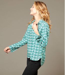 FRAN KARO CANARD Women's Viscose Shirt - Winter Essentials - Storiatipic FRAN KARO CANARD Women's Viscose Shirt - Winter Essentials - Storiatipic