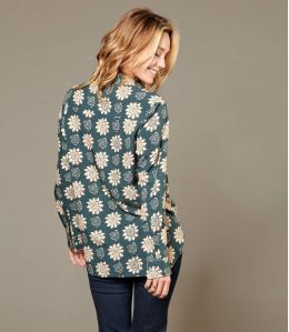 FRAN ROSETTE ANTRACIET Dames viscose overhemd - Benodigdheden voor de winter - Storiatipic FRAN ROSETTE ANTRACIET Dames viscose overhemd - Benodigdheden voor de winter - Storiatipic