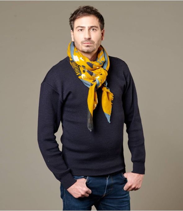 HUGO Sciarpa da uomo in lana 80 x 200 cm - Essenziali per l'inverno - Storiatipic