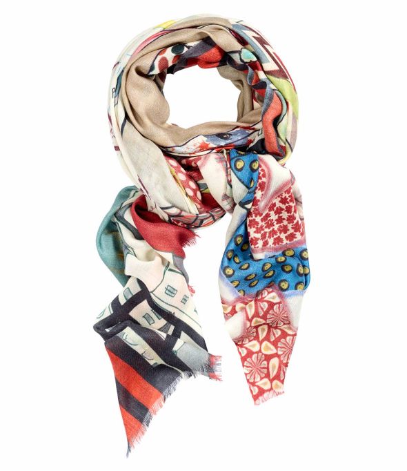 JUDITH Lana, Bufanda de seda para mujer 100 x 200 cm - Winter Essentials - Storiatipic