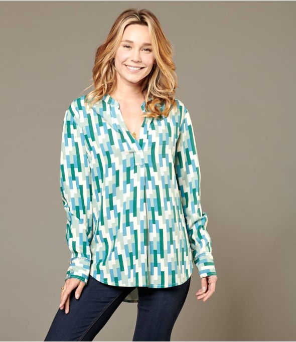 MILA SCALA DUCK Damen Viskose Bluse - Winter-Essentials - Storiatipic