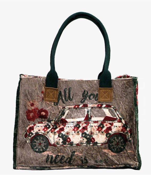 POP VELVET MINI Tasche aus Viskose, Baumwolle, AQ, Leder für Damen 40 x 30 x 15 cm - Winter-Essentials - Storiatipic