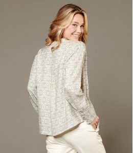 SARA KALEI BEIGE Blouse en Viscose pour Femme - Essentiels d'hiver - Storiatipic SARA KALEI BEIGE Blouse en Viscose pour Femme - Essentiels d'hiver - Storiatipic