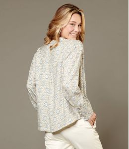 SARA KALEI BEIGE Blouse en Viscose pour Femme - 2