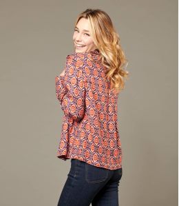 SARA KALEI CARMIN Blouse en Viscose pour Femme - Essentiels d'hiver - Storiatipic SARA KALEI CARMIN Blouse en Viscose pour Femme - Essentiels d'hiver - Storiatipic