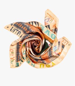 TERESA Women's Silk Bandana 65 x 65 cm - Winter Essentials - Storiatipic