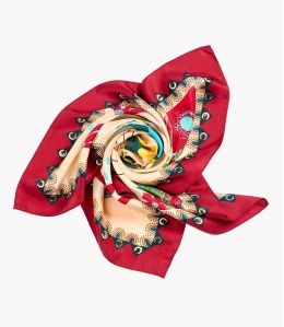 TIFEN Bandana en Soie pour Femme 65 x 65 cm - 1