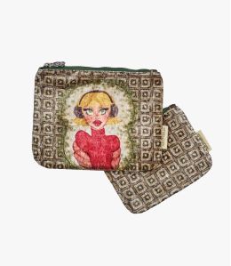 VANITY PEPITA ROUGE Pochette en Viscose, coton pour Femme 21 x 15 cm/16 x 12 cm - Essentiels d'hiver - Storiatipic VANITY PEPITA ROUGE Pochette en Viscose, coton pour Femme 21 x 15 cm/16 x 12 cm - Essentiels d'hiver - Storiatipic