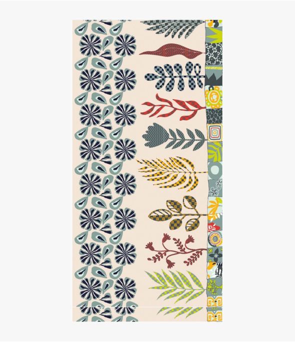 ADELIE Wollschal mit Stickerei für Damen 100 x 200 cm - Winter-Essentials - Storiatipic