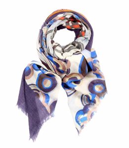 CASSY Bufanda de Lana y Nylon para Mujer 100 x 190 cm - Winter Essentials - Storiatipic
