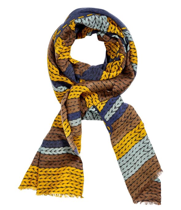 ELYOT Écharpe en Laine pour Homme 80 x 200 cm - Essentiels d'hiver - Storiatipic