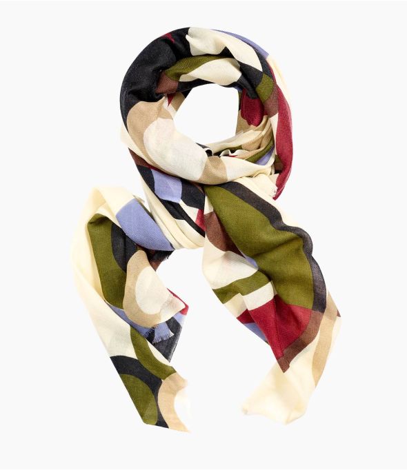 FRIDA Écharpe en Laine, soie pour Femme 100 x 200 cm - 4