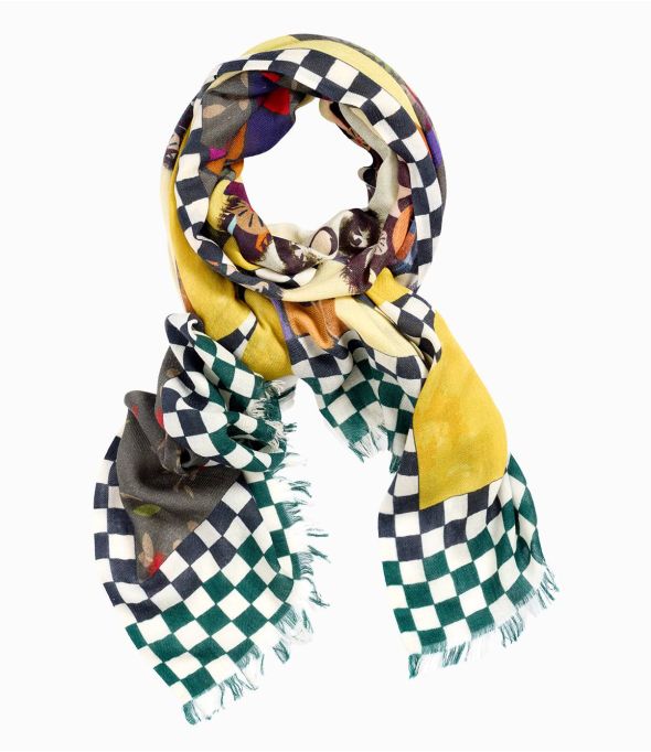 GENJI Lana, sciarpa di seta da donna 70 x 190 cm - Essenziali per l'inverno - Storiatipic