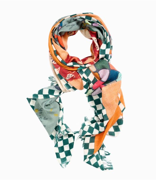GENJI Lana, sciarpa di seta da donna 70 x 190 cm - Essenziali per l'inverno - Storiatipic
