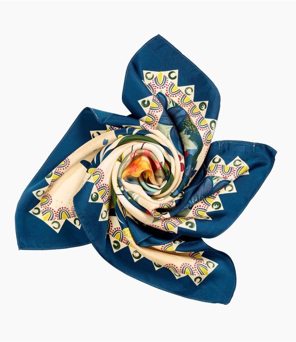 TIFEN Women's Silk Bandana 65 x 65 cm - Winter Essentials - Storiatipic