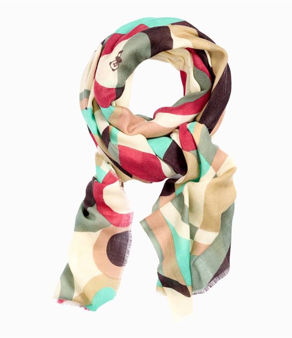 FRIDA Bufanda de Lana de Seda para Mujer 100 x 200 cm - Winter Essentials - Storiatipic