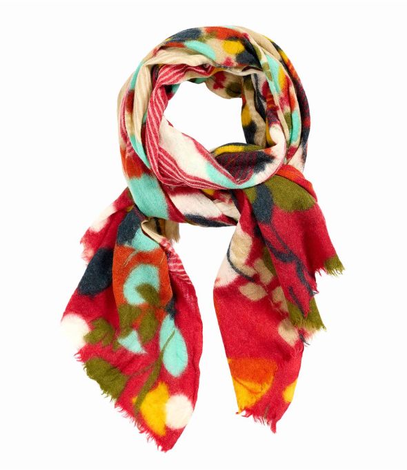 Bufanda de lana para mujer OFELIE 80 x 190 cm - Winter Essentials - Storiatipic