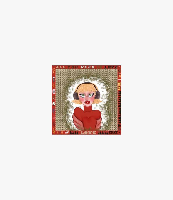 TERESA Bandana in seta da donna 65 x 65 cm - Essenziali per l'inverno - Storiatipic