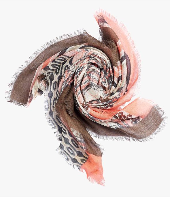 ZIGGY Pañuelo Modal de Cachemira para Mujer 60 x 60 CM - Winter Essentials - Storiatipic