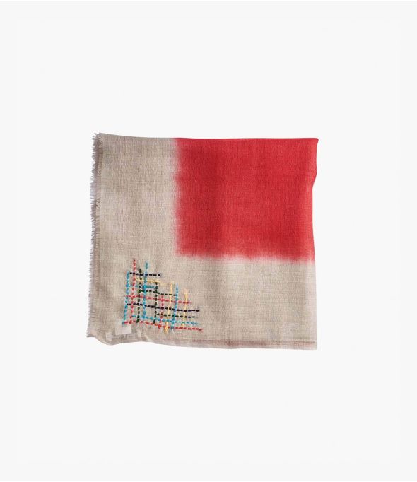 Bufanda de lana de seda FEU para mujer 140x200 cm - Winter Essentials - Storiatipic