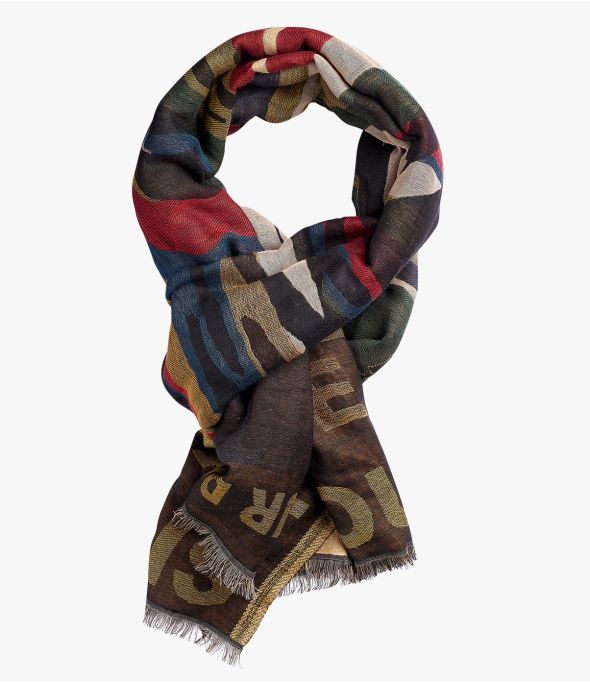 Bufanda de algodón y lana para hombre CHINO 70 x 200 CM - Winter Essentials - Storiatipic