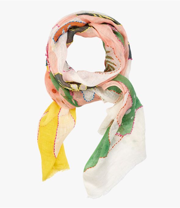 ALINE en lin, broderies pour Femme 80 x 190 CM - 8