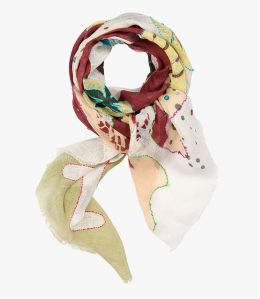 ALINE Lino, Ricamo per Donna 80 x 190 CM - - Storiatipic ALINE Lino, Ricamo per Donna 80 x 190 CM - - Storiatipic