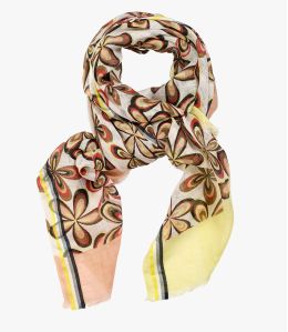 COLINE in linnen, jacquard voor dames 80 x 190 cm - - Storiatipic