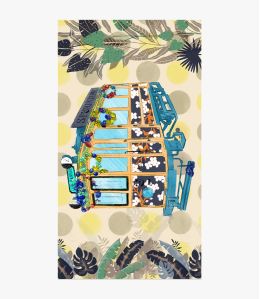 FIESTA en modal, soie pour Femme 100 x 180 CM - - Storiatipic FIESTA en modal, soie pour Femme 100 x 180 CM - - Storiatipic