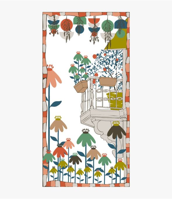 GARDEN Seda Modal para Mujer 110 x 200 CM - - Storiatipic