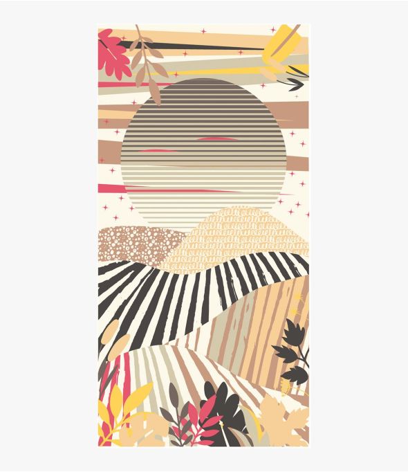 KALI en coton pour Femme 100 x 200 CM - - Storiatipic