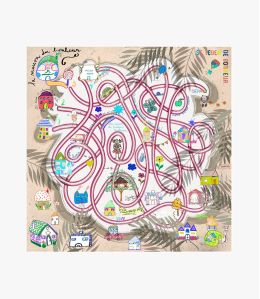 RACHEL en coton, soie, broderies pour Femme 140 x 140 CM - - Storiatipic RACHEL en coton, soie, broderies pour Femme 140 x 140 CM - - Storiatipic