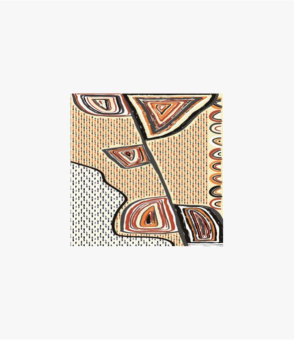 TILDA Bandana en soie pour Femme 65 x 65 CM - - Storiatipic