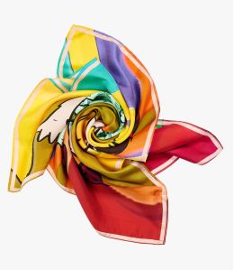 TONKA en soie pour Femme 65 x 65 CM - - Storiatipic TONKA en soie pour Femme 65 x 65 CM - - Storiatipic