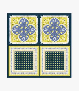 TRESOR bordado cuadrado de seda grande para mujer 100 x 100 cm - Winter Essentials - Storiatipic TRESOR bordado cuadrado de seda grande para mujer 100 x 100 cm - Winter Essentials - Storiatipic