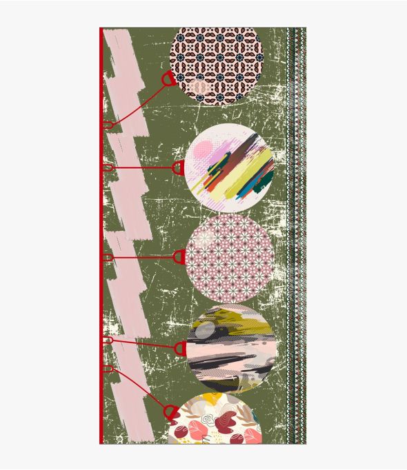 CHRIS en coton pour Homme 100 x 200 CM - - Storiatipic