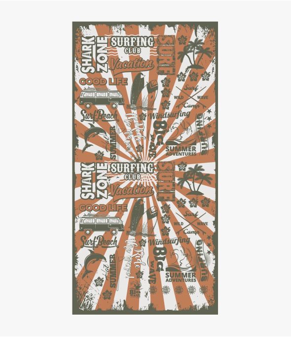 PETER Bamboo, Baumwolle für Herren 100 x 200 CM - - Storiatipic