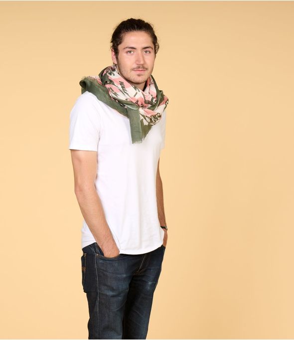 PETER en bambou, coton pour Homme 100 x 200 CM - - Storiatipic
