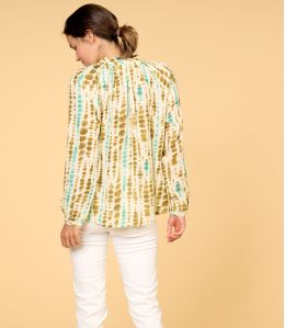 AGNES DYE CAMEL Blouse en coton pour Femme - 2