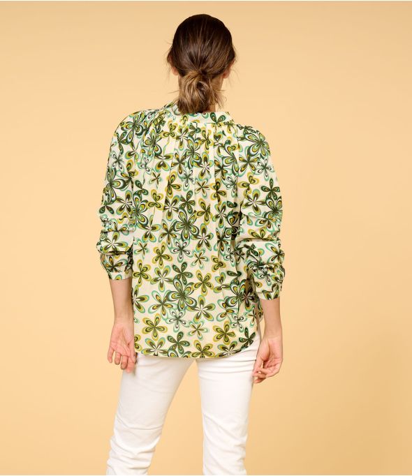 AGNES DAISY GREEN in cotone da Donna - - Storiatipic