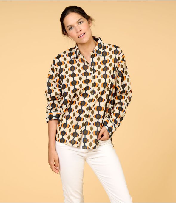 COSY DECO ORANGE aus Baumwolle für Damen - - Storiatipic