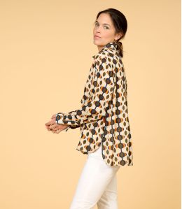 COSY DECO ORANGE in katoen voor dames - - Storiatipic COSY DECO ORANGE in katoen voor dames - - Storiatipic