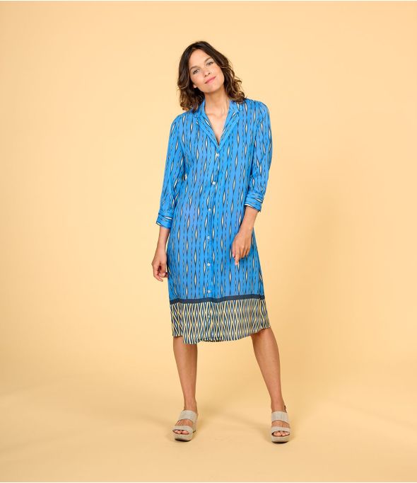 ELENA DIAMOND BLUE viscose voor dames - - Storiatipic