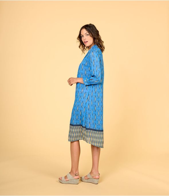 ELENA DIAMOND BLUE viscose voor dames - - Storiatipic