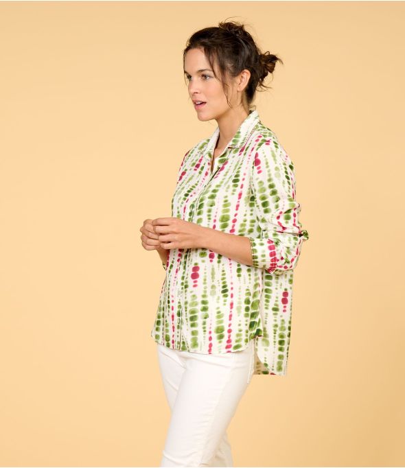 FRAN DYE VERT en viscose pour Femme - - Storiatipic