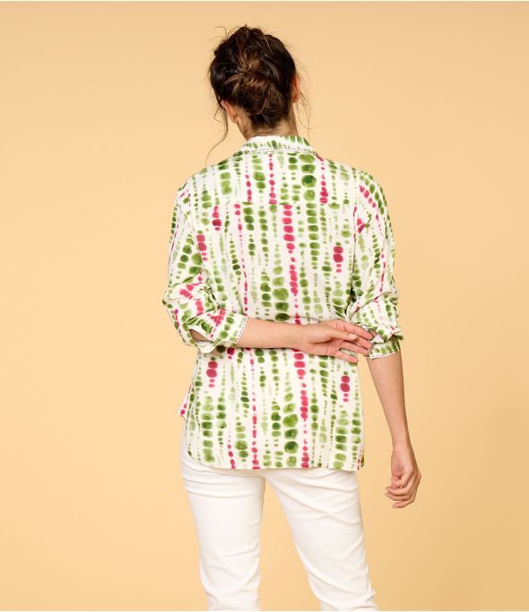 FRAN DYE VERT en viscose pour Femme - - Storiatipic
